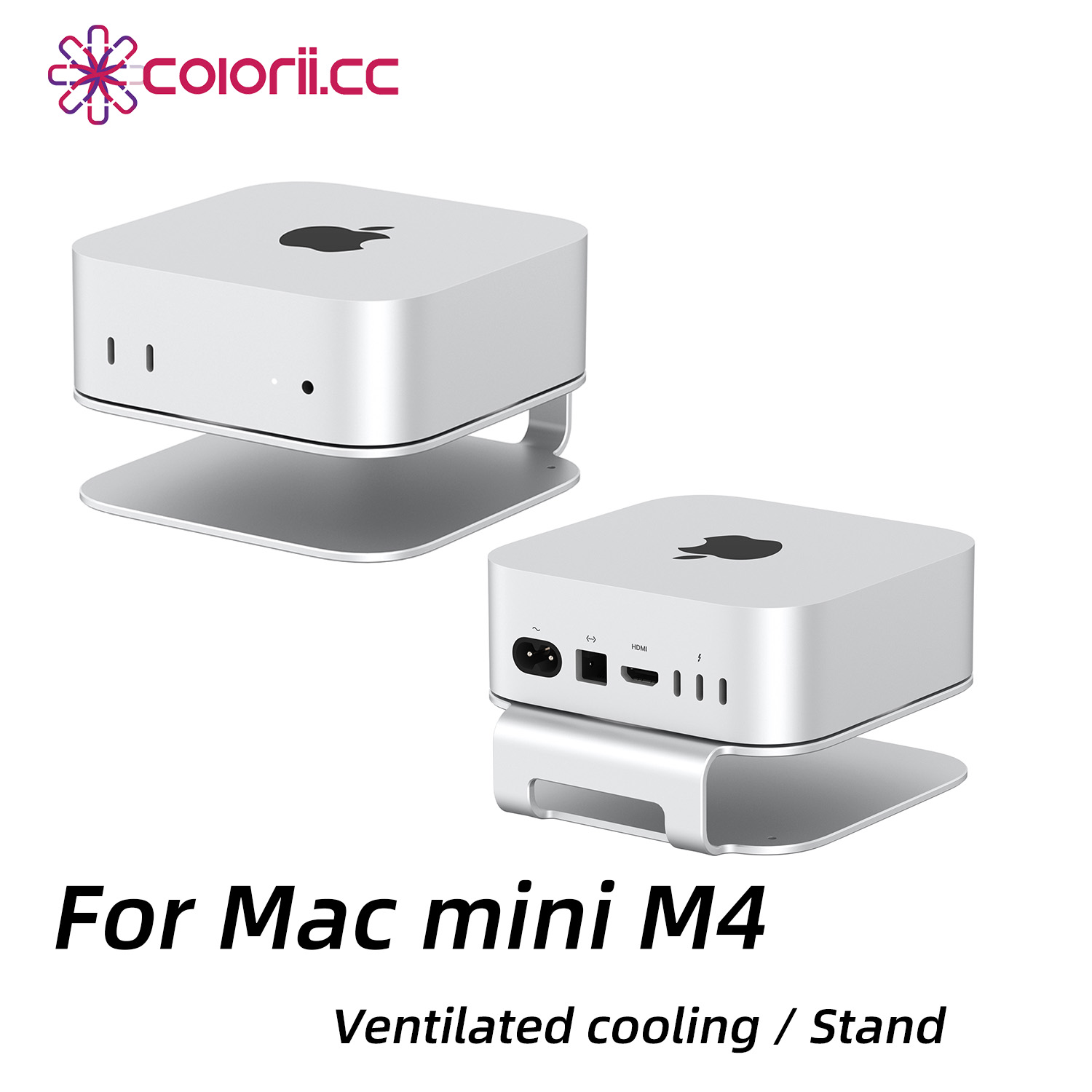 Cooling Stand Tablet - Colorii Desktop Stand for Mac Mini