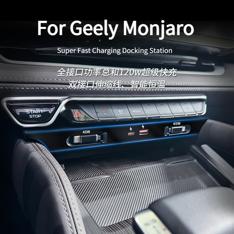 Geely Monjaro/Gran Koleos 2021 - đánh giá và giá Usb Hub Type C