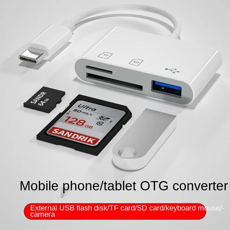 3 In 1 Type-c To USB C A OTG A - đánh giá và giá Usb Hub Type C