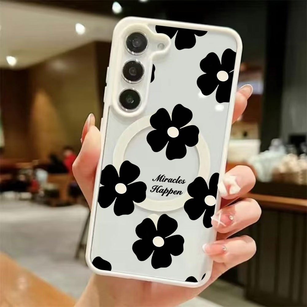 Black Flower Personalized Prin - đánh giá và giá Samsung Galaxy S24