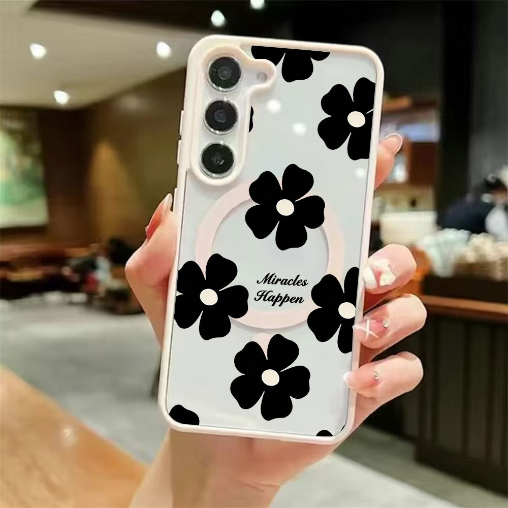 Black Flower Personalized Prin - đánh giá và giá Samsung Galaxy S24