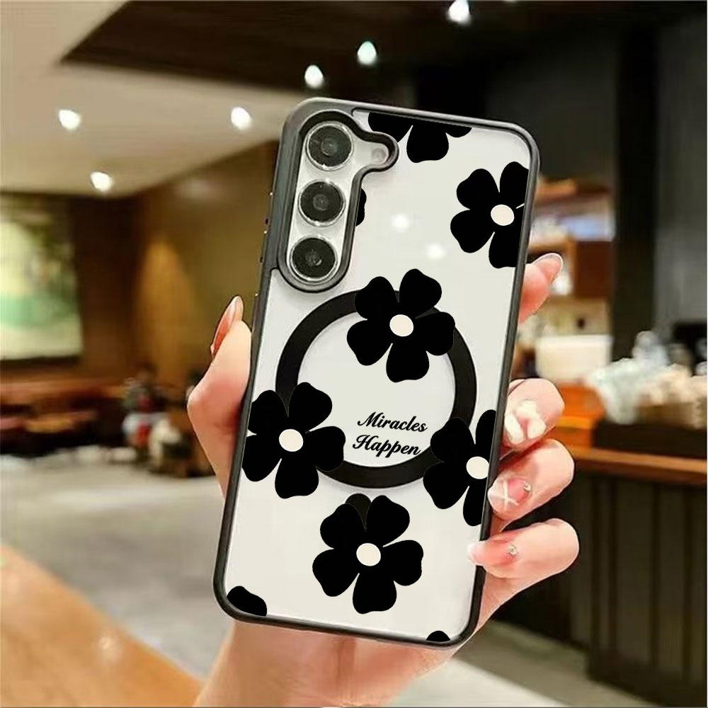 Black Flower Personalized Prin - đánh giá và giá Samsung Galaxy S24